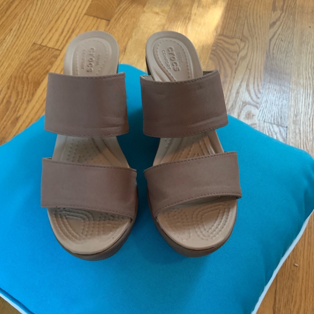 Crocs sandal wedges